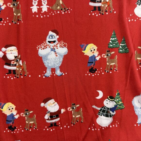 Pottery Barn Adult S Rudolph Adult Organic Pajama Set 2 Piece Christmas Holiday - Picture 6 of 15